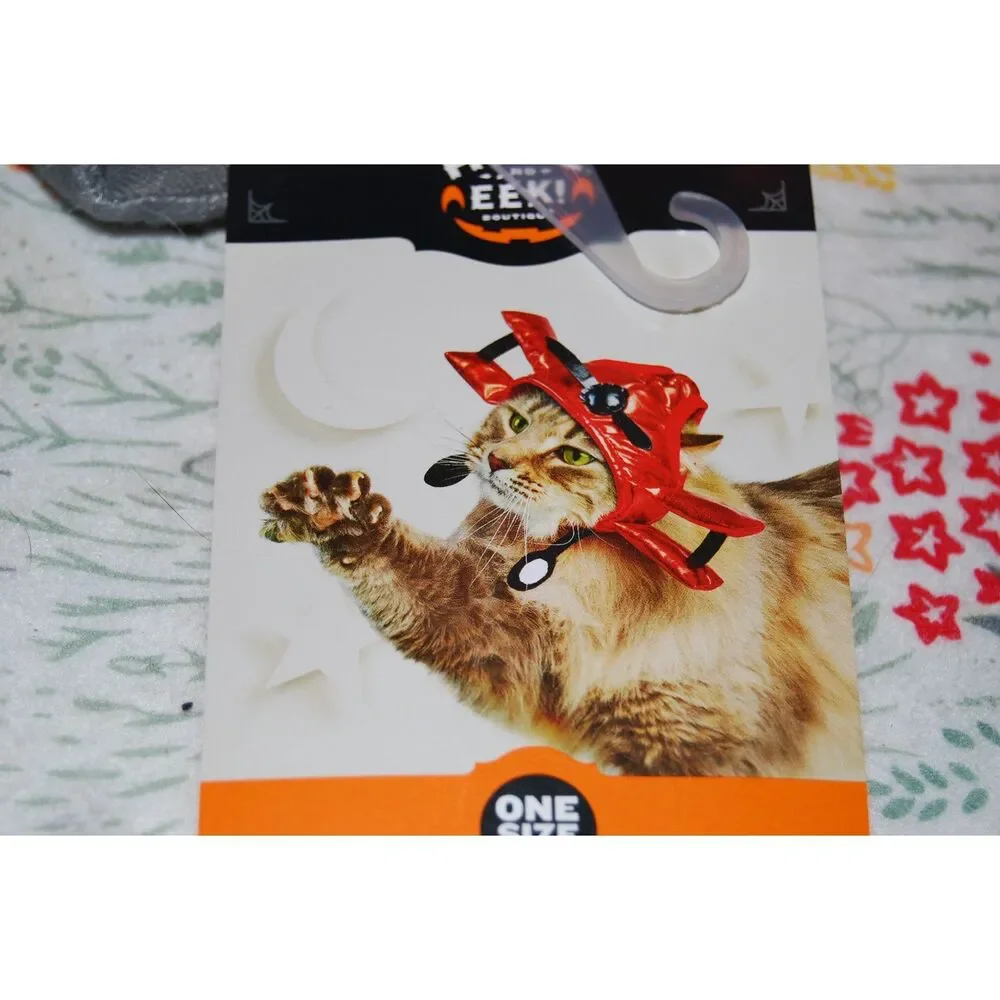 Hyde and Eek set of 2 cat headpiece costumes One size New w tabs